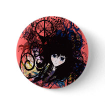 Anime Peace Grunge buttons