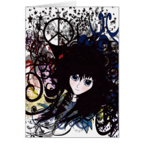 Anime Peace Grunge Card