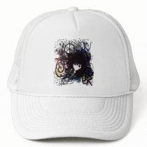 Anime Peace Grunge Trucker Hat