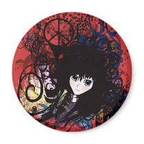 Anime Peace Grunge magnets by magentia_4_U Anime Peace Grunge magnets