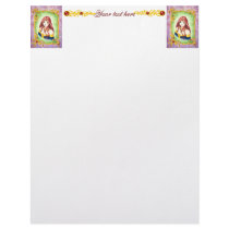 Anime Princess Letterhead Template