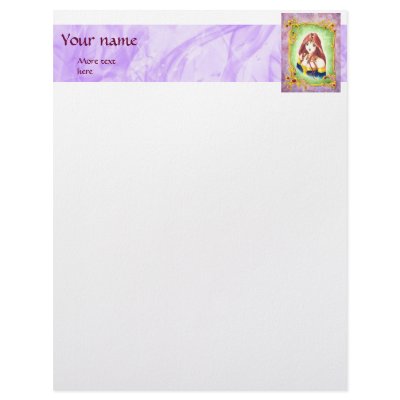 Anime Princess Custom Letterhead by siffert