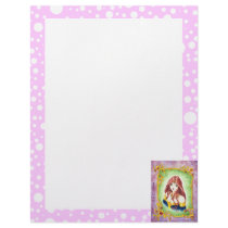 Anime Princess Letterhead Template