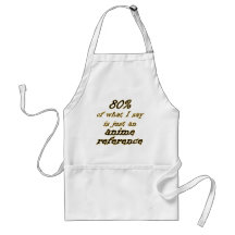 Anime Reference Joke Aprons