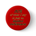 Anime Reference Joke Pins & Buttons
