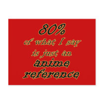 Anime Reference Joke Postcards!