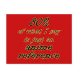 Anime Reference Joke Postcards!