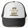 Anime Reference Joke Trucker Hat