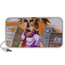 Anime School Girl Nikki Notebook Speaker