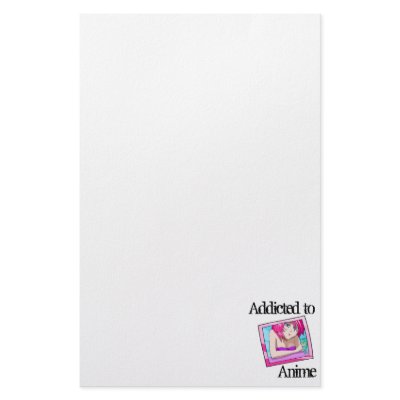 Anime Stationery Design by addictedto