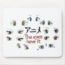 Anime: The Eyes Have It Mouse Mats