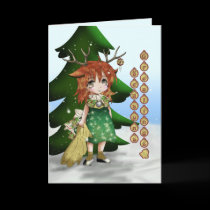Anime Wee Deer cards by Rockangel1 Anime Wee Deer cards