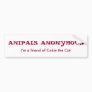 Anipals Anonymous Bumper Sticker