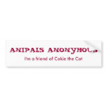 Anipals Anonymous Bumper Sticker