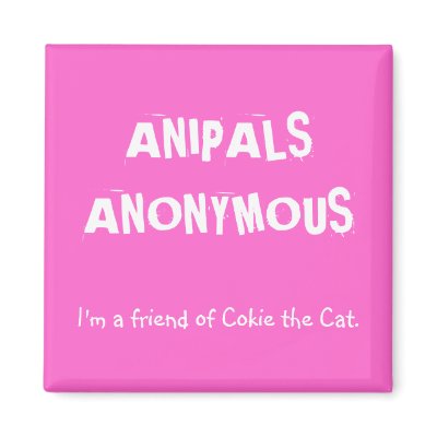 ANIPALS ANONYMOUS magnet by BohoPets