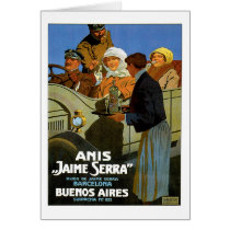 Anis Jaime Serra Buenos Aires Greeting Cards