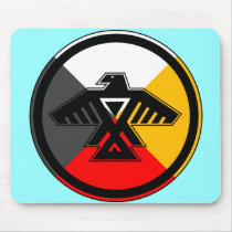 Anishinabek Dodem & 4 Directions Mousepad