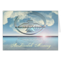 Anishinabek Morning V2 Card cards