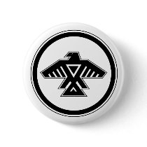 Anishinabek Thunderbird Button