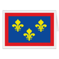Anjou Flag Greeting Card cards