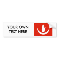 Anjouan Flag bumper stickers by flagshirts Anjouan Flag bumper stickers