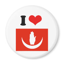 Anjouan Flag Fridge Magnet