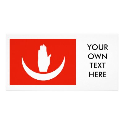 Anjouan Flag Customized Photo Card by flagshirts