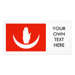 Anjouan Flag Customized Photo Card