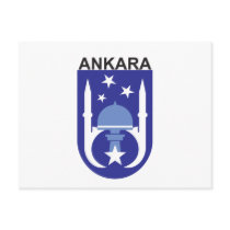 Ankara Flag postcards