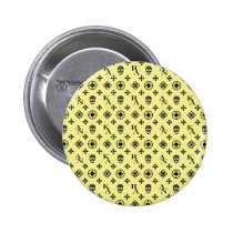 Ankara Luxury Button Light yellow buttons