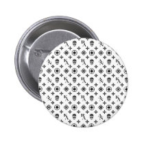 Ankara Luxury Button White buttons