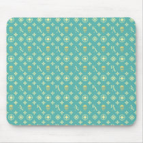 Ankara Luxury Mousepad Antique Light Green mousepads