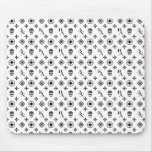 Ankara Luxury Mousepad Black And White
