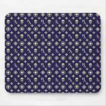 Ankara Luxury Mousepad Dark Blue mousepads