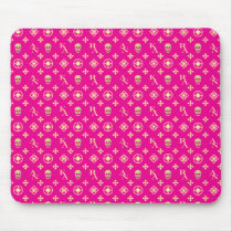 Ankara Luxury Mousepad Hot Pink mousepads