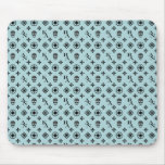 Ankara Luxury Mousepad Light Blue