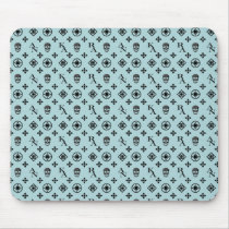 Ankara Luxury Mousepad Light Blue mousepads