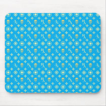 Ankara Luxury Mousepad Sky Blue mousepads