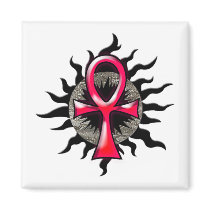 Ankh Awakening Logo magnets by BillyBelynda Ankh Awakening Logo magnets