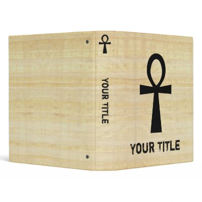 Ankh 3 Ring Binders by artmarx