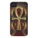 Ankh Gold Goddess Monogram iPhone 4 Iphone 4 Cover
