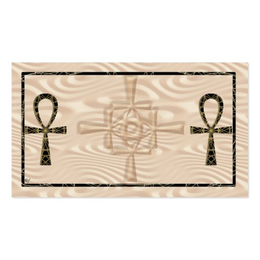 Ankh Intoduction Card Business Card Templates (back side)