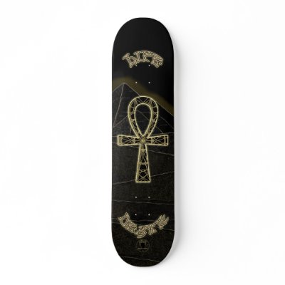Ankh Life, Death Skateboard by Rockangel2
