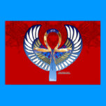 Ankh Scarab Poster posters