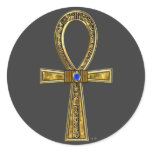 Ankh Round Sticker