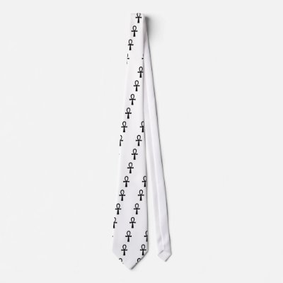 Ankh Symbol: Vector Art: Custom Tie by spiritswitchboard