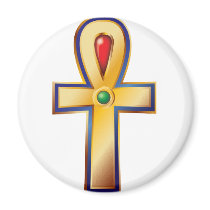 Ankh- The Ancient Egyptian Symbol of Life magnets by Magichammer Ankh- The Ancient Egyptian Symbol of Life magnets