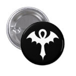 Ankh With Bat Wings Pin