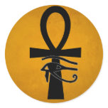 Ankh with Horus Eye stickers