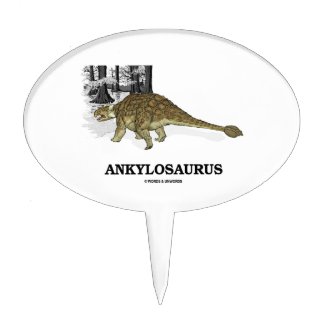 Ankylosaurus (Fused Lizard Dinosaur) Cake Topper